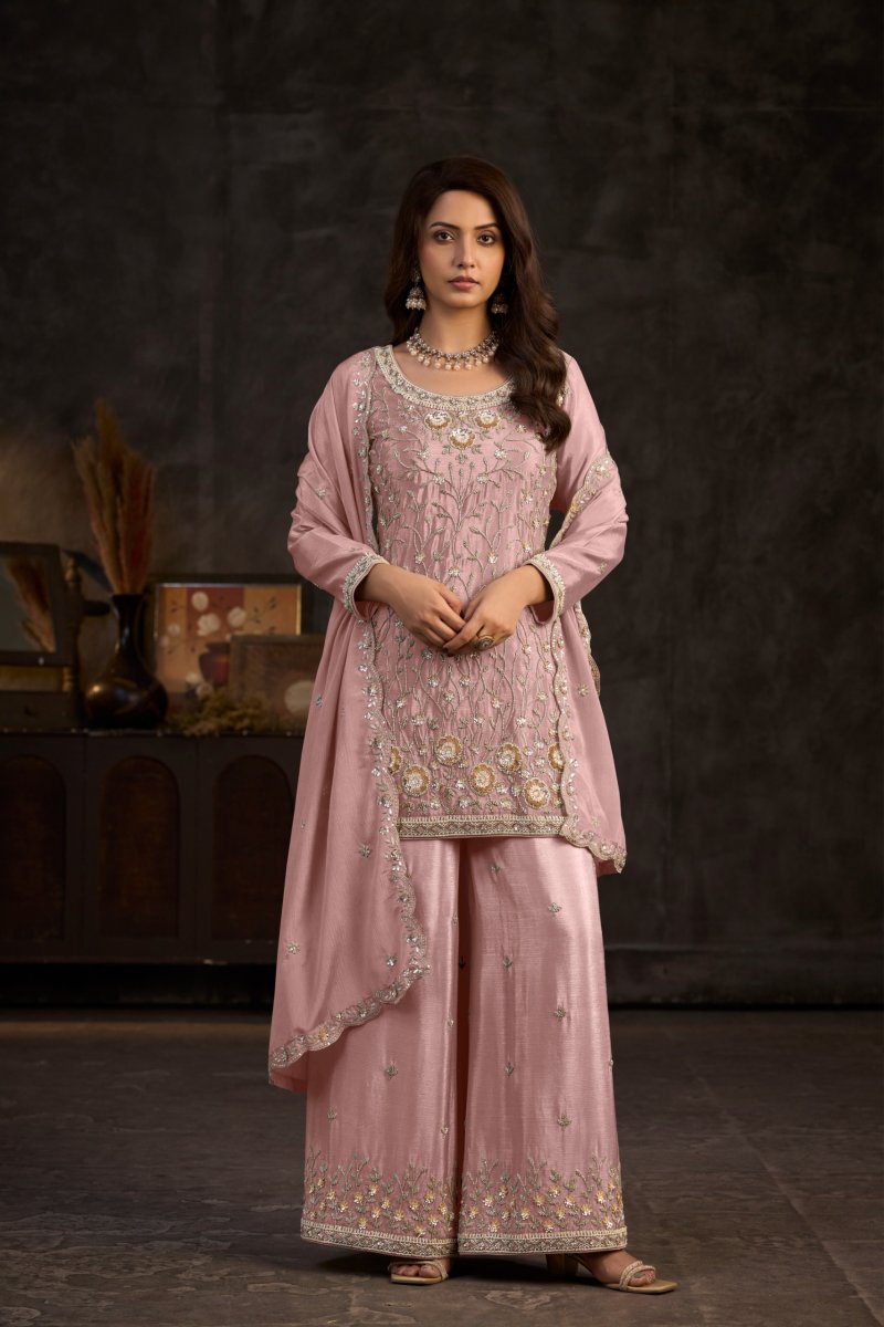 Aayka By Gulkayra Chinon Beats Readymade Suits